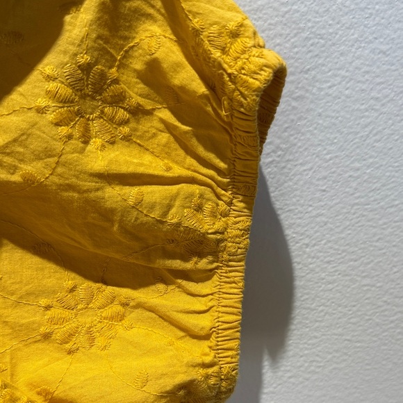 St. John's Bay Mustard Yellow Blouse - Picture 2 of 4